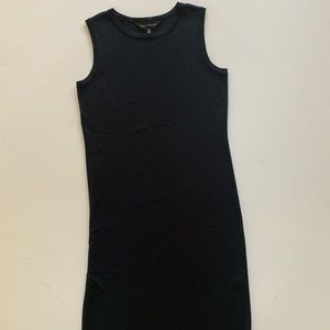 Ming Wang black sleeveless round neck dress XS
